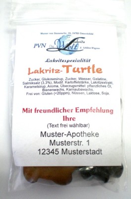 Lakritz-Turtle * 510 Beutel à ca. 20g