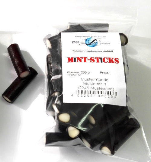 Mint-Sticks * 15 Beutel à 200g