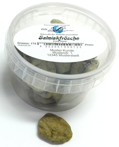 Salmiak-Frösche * 10 Dosen à 160g