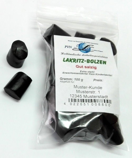 Lakritz-Bolzen gut salzig * 15 Beutel à 100g