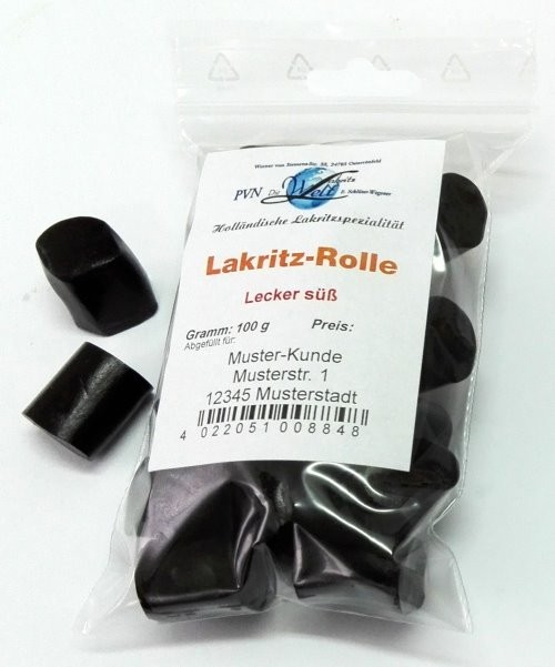Lakritz-Rolle lecker süß * 15 Beutel à 100g