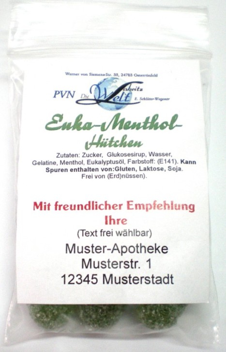 Euka-Menthol-Hütchen * 510 Beutel à ca. 20g